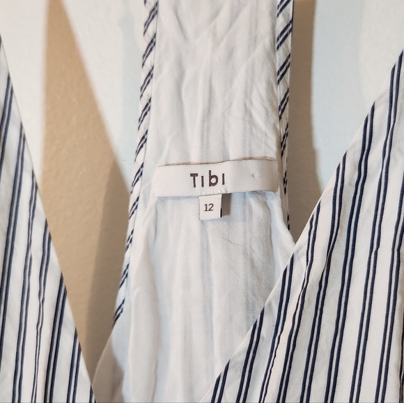 TIBI Camille Collage Wrap Slip Dress - Picture 9 of 10